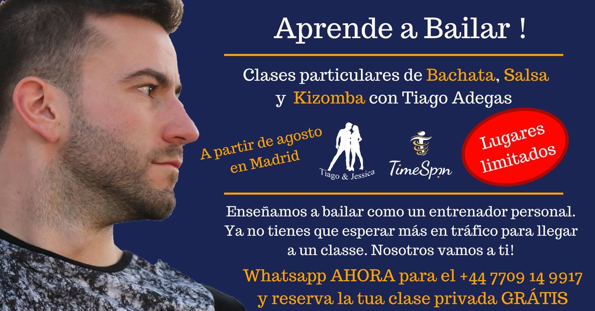 Clases Particulares grátis de Bachata y Kizomba en Madrid