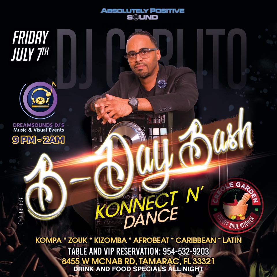 Konnect N' Dance 1st Fridays @ Creole Garden