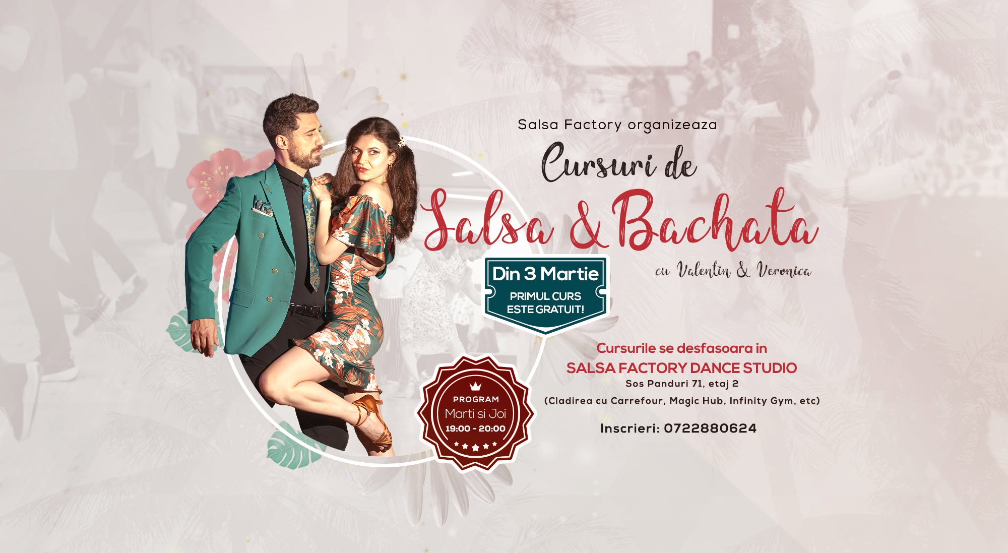 Cursuri noi de Salsa si Bachata la Salsa Factory