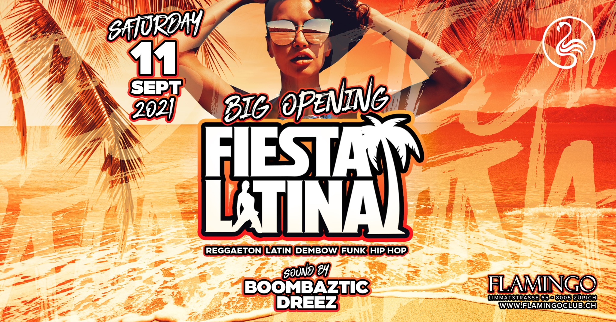 11.09 FIESTA LATINA Big Reopening - Flamingo Club