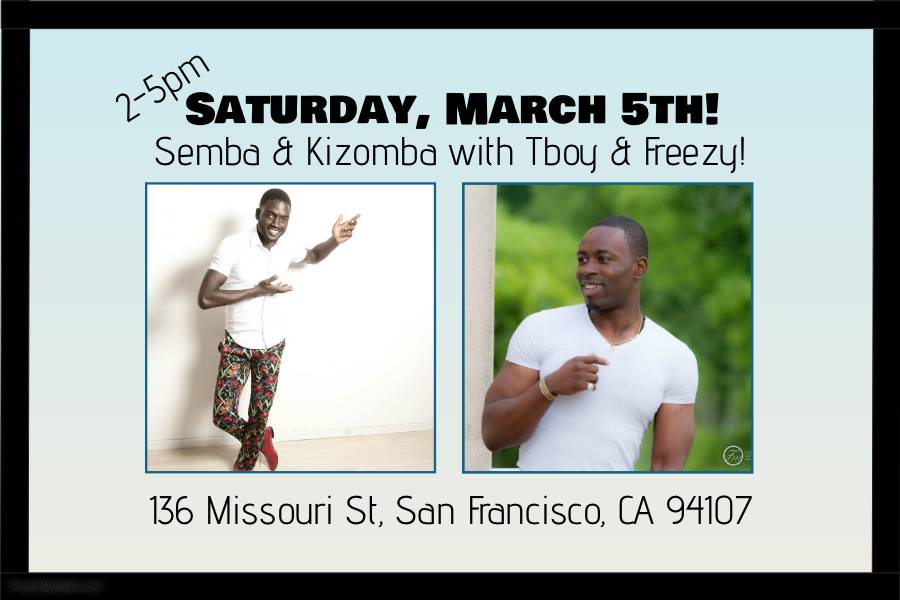 Semba & UrbanKiz Workshop w Tboy & Freezy Bruce!