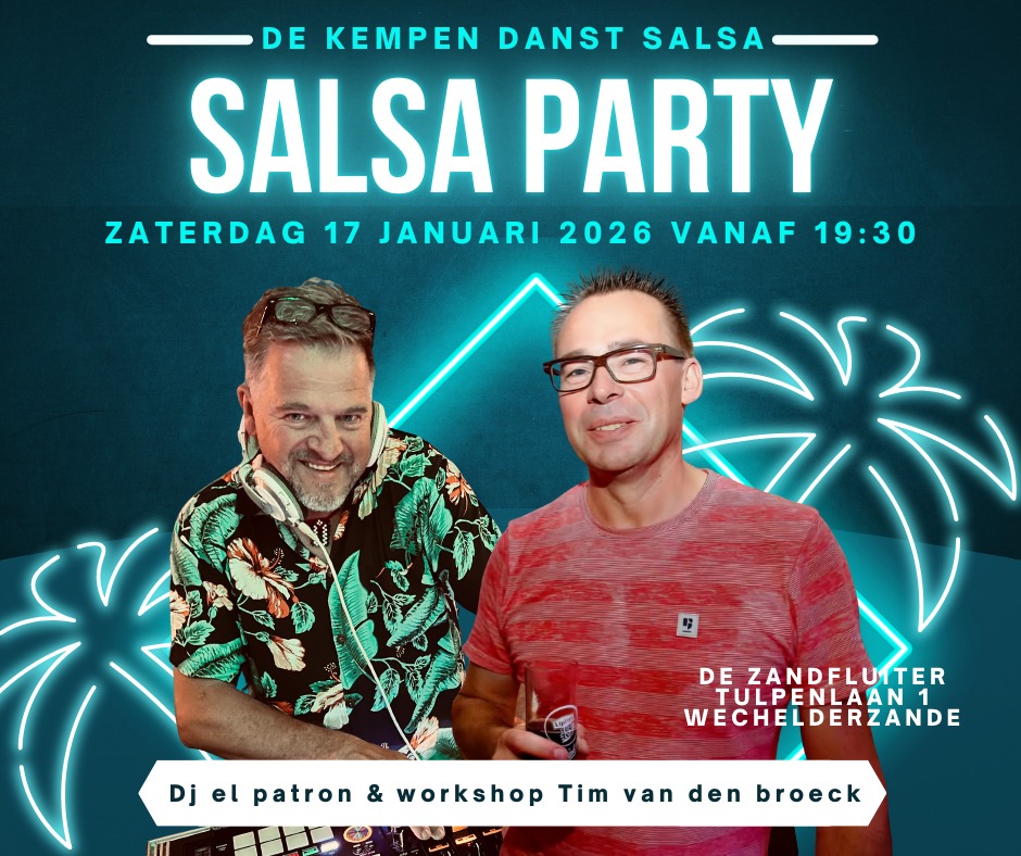 Salsaparty met Dj Patron & Salsmanians