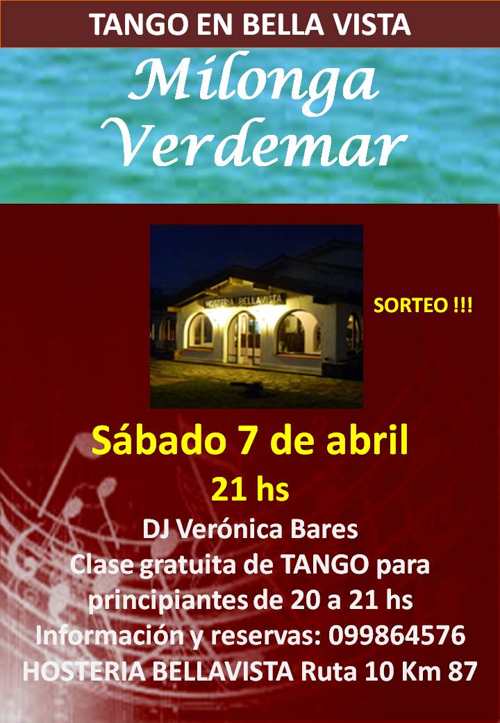 Milonga Verdemar Sábado 7 De Abril