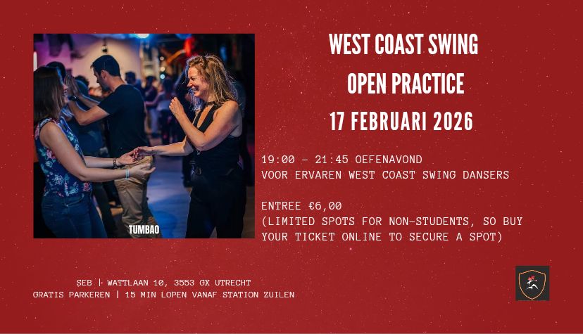 Open Practice West Coast Swing (Utrecht)