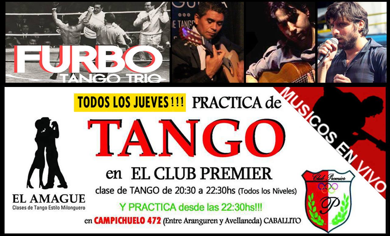 Este Jueves 2 de Junio! toca: FURBO TANGO TRIO, El ZURDO Machuca y DAVID Goldin + Santiago Cursach en La Garufa de El Amague!