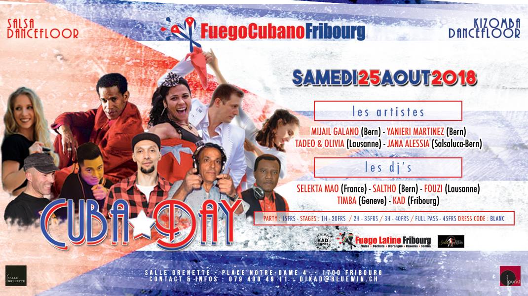 Fuego Cubano "Cuba Day" Workshops Salsa Bach kizomba Party