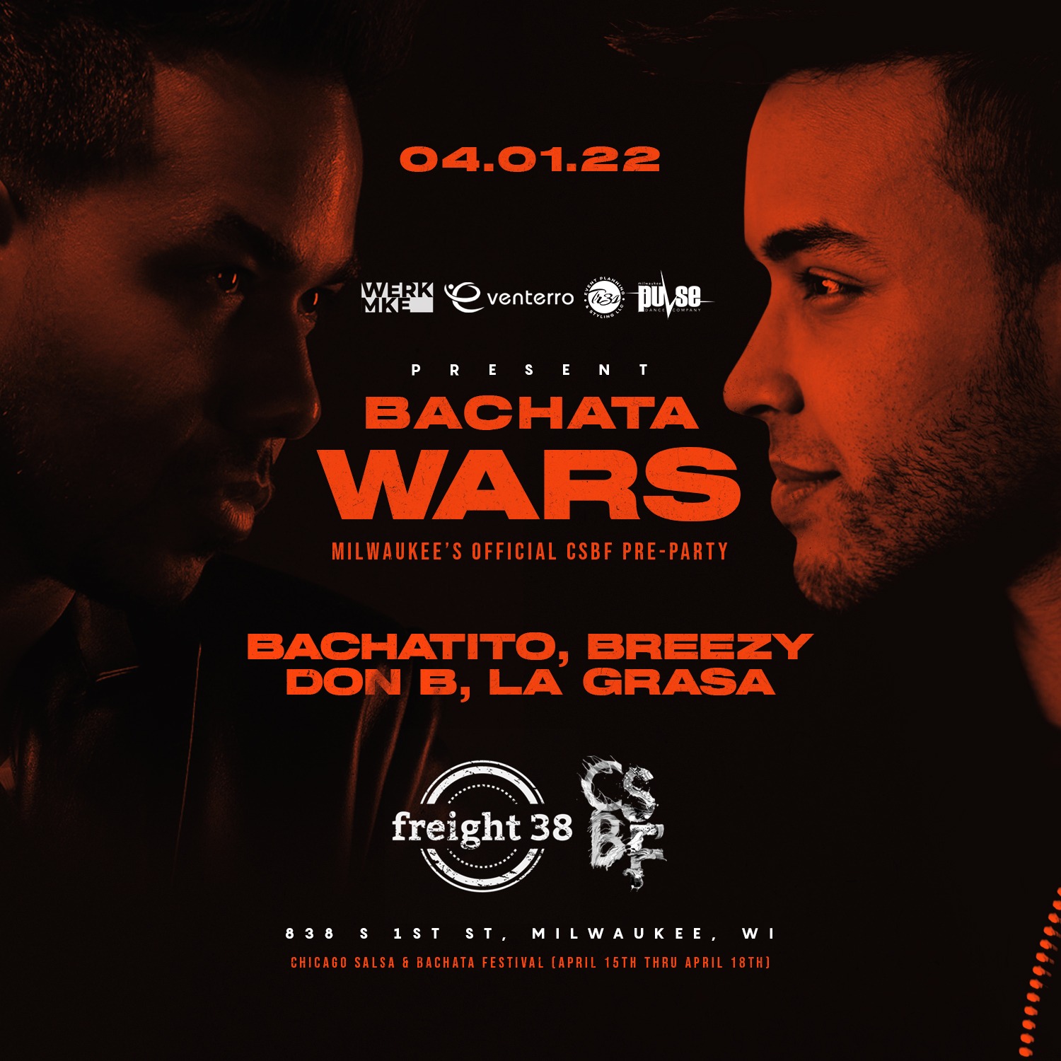 Bachata Wars, Milwaukee CSBF Pre-Party