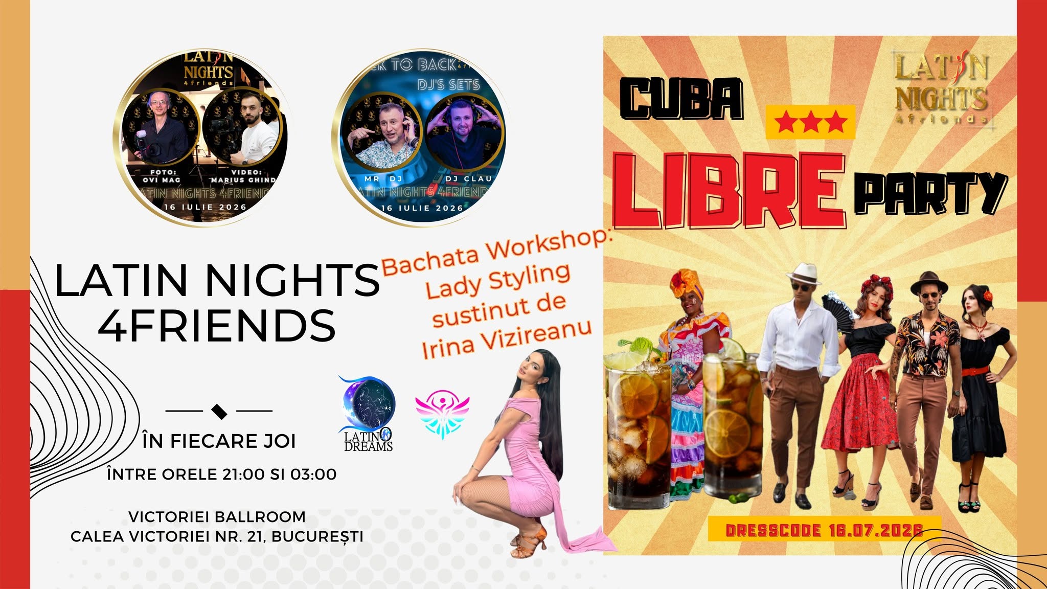 Latin Nights 4friends every thursday 2026