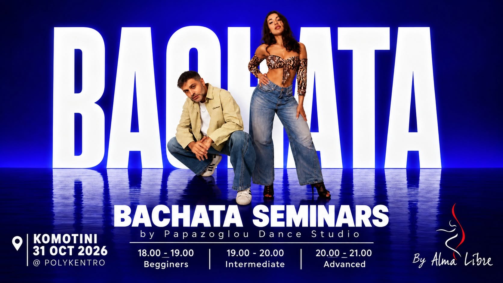 Bachata Seminars by Papazoglou Dance Studio @ Alma Libre