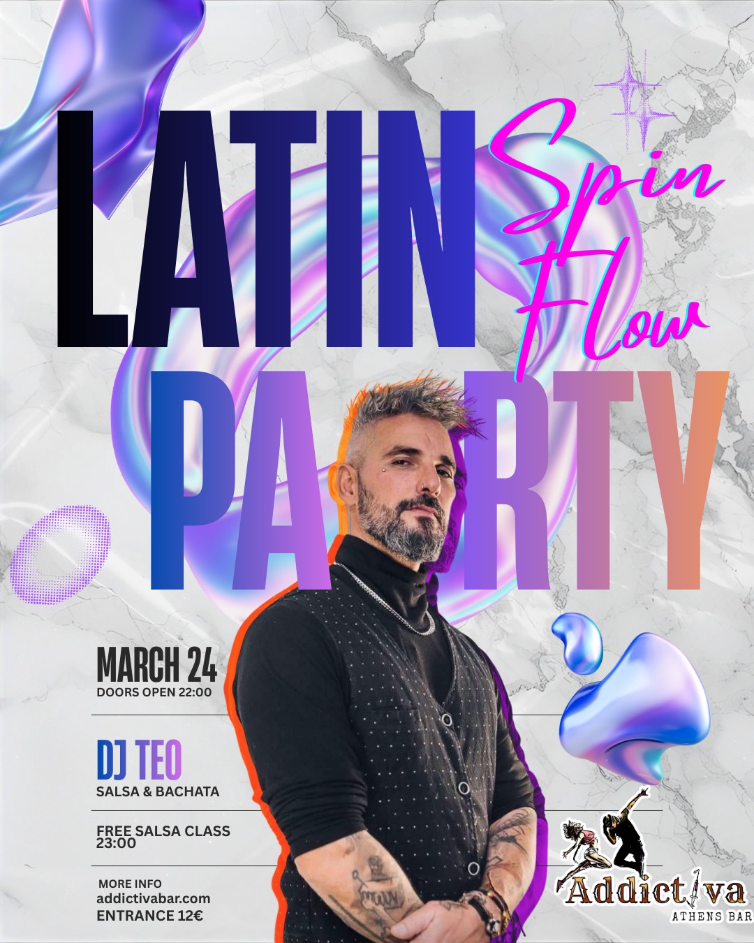Spin Flow Tuesdays Social Dancing Latin Party