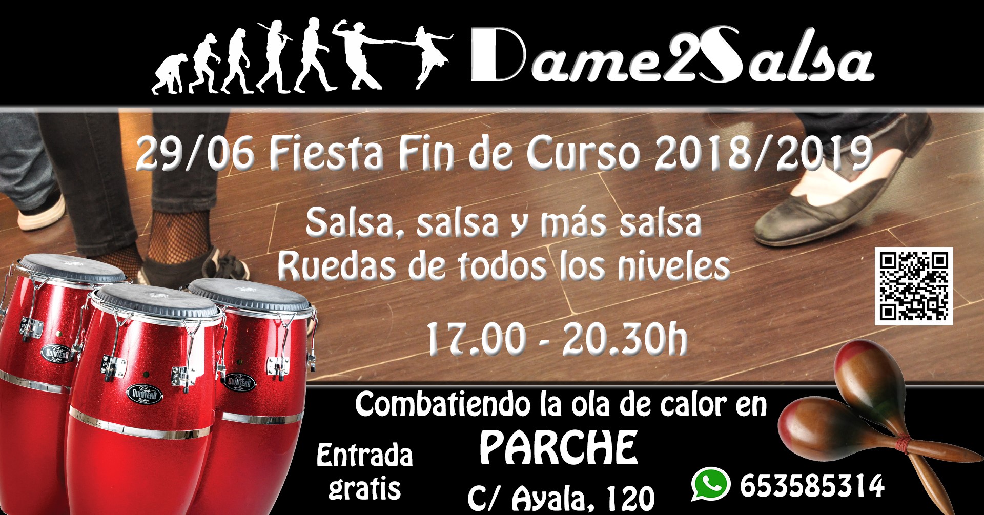 Fiesta fin de curso Dame2Salsa