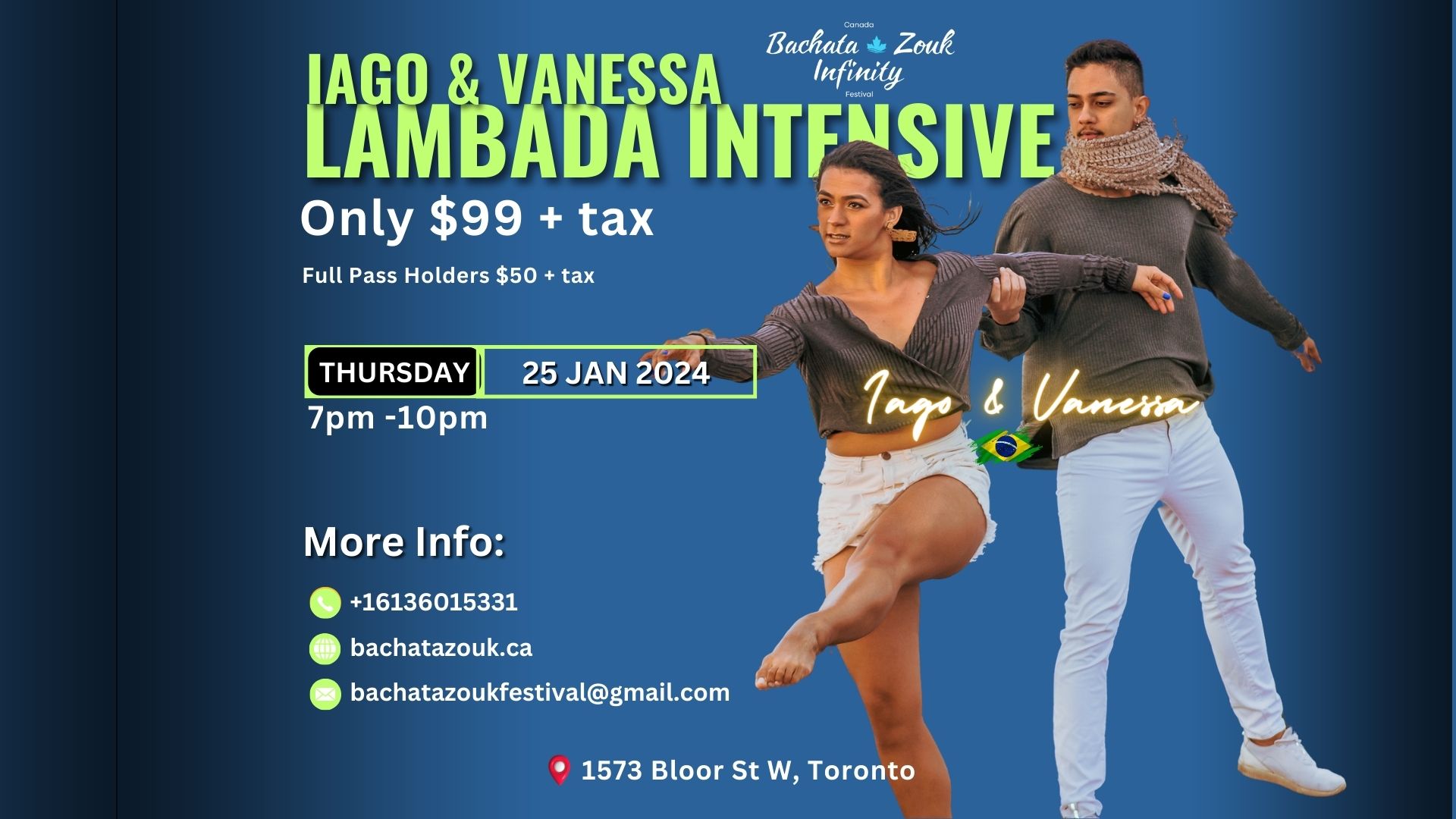Iago & Vanessa Lambada Intensive
