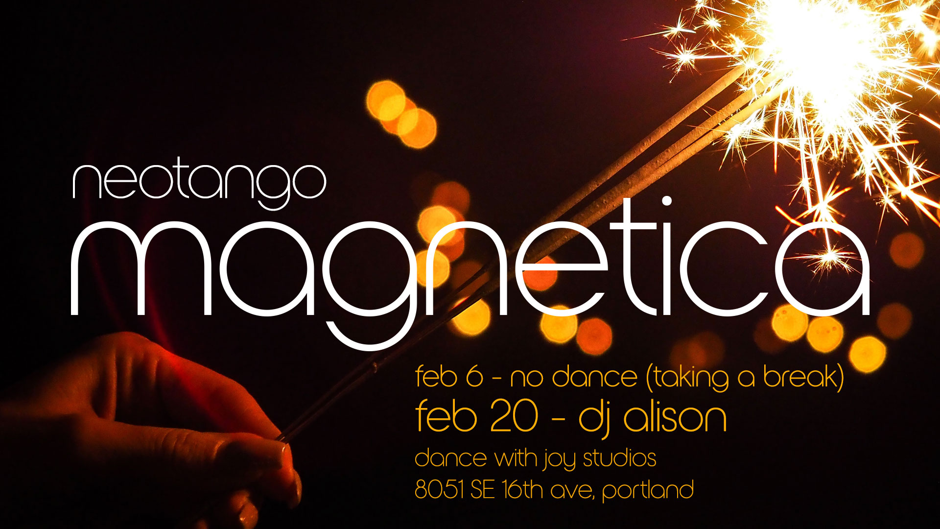 Magnetica Neotango Portland - Alternative Music Milonga - February 20 - DJ Alison!