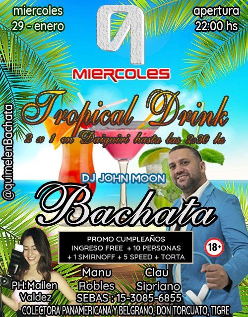¡¡ Quimelen Miercoles Bachata - Dj John Moon !