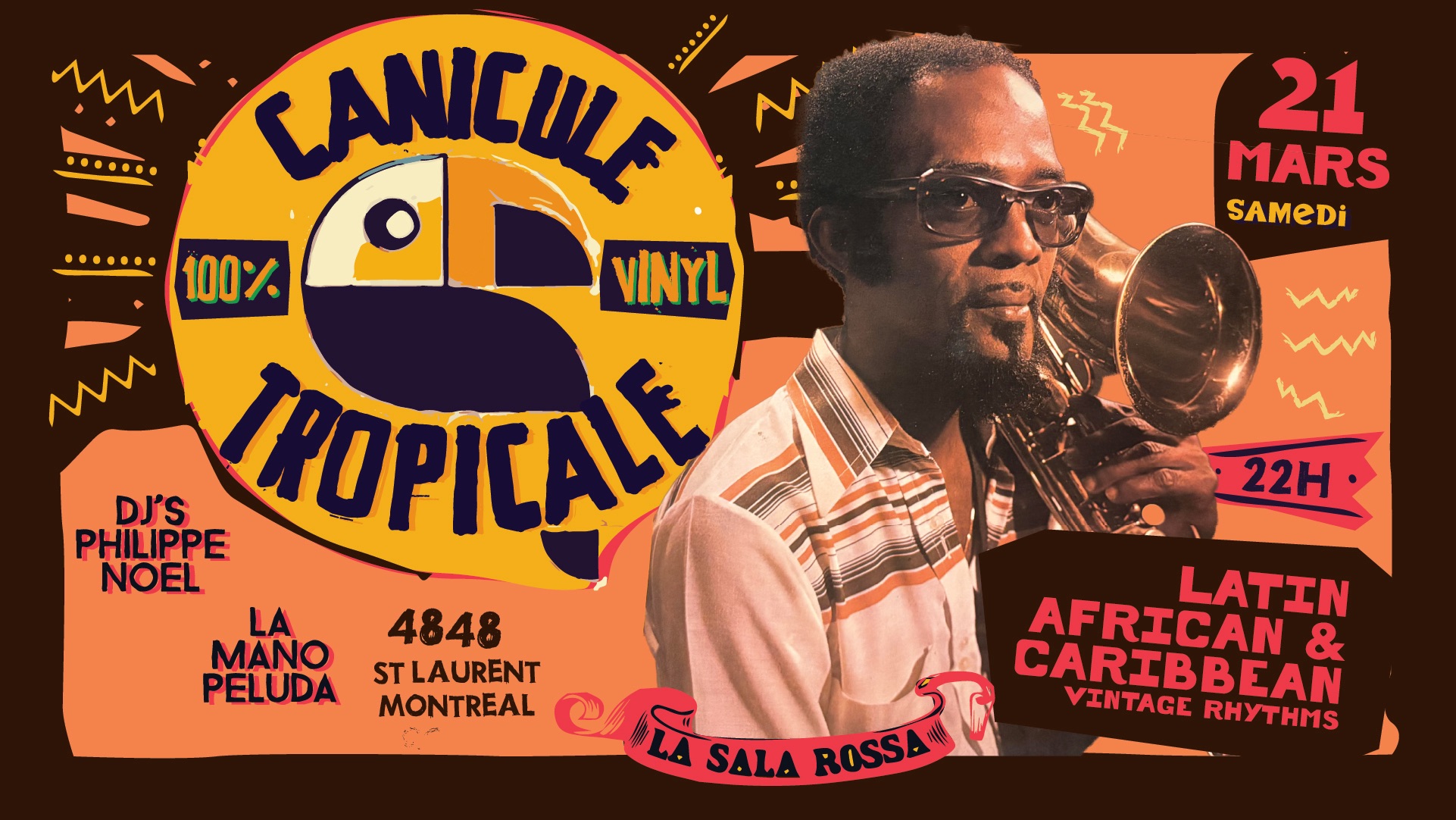 CANICULE TROPICALE ★ SAT 21 MAR ★ VINTAGE TROPICAL SOUNDS