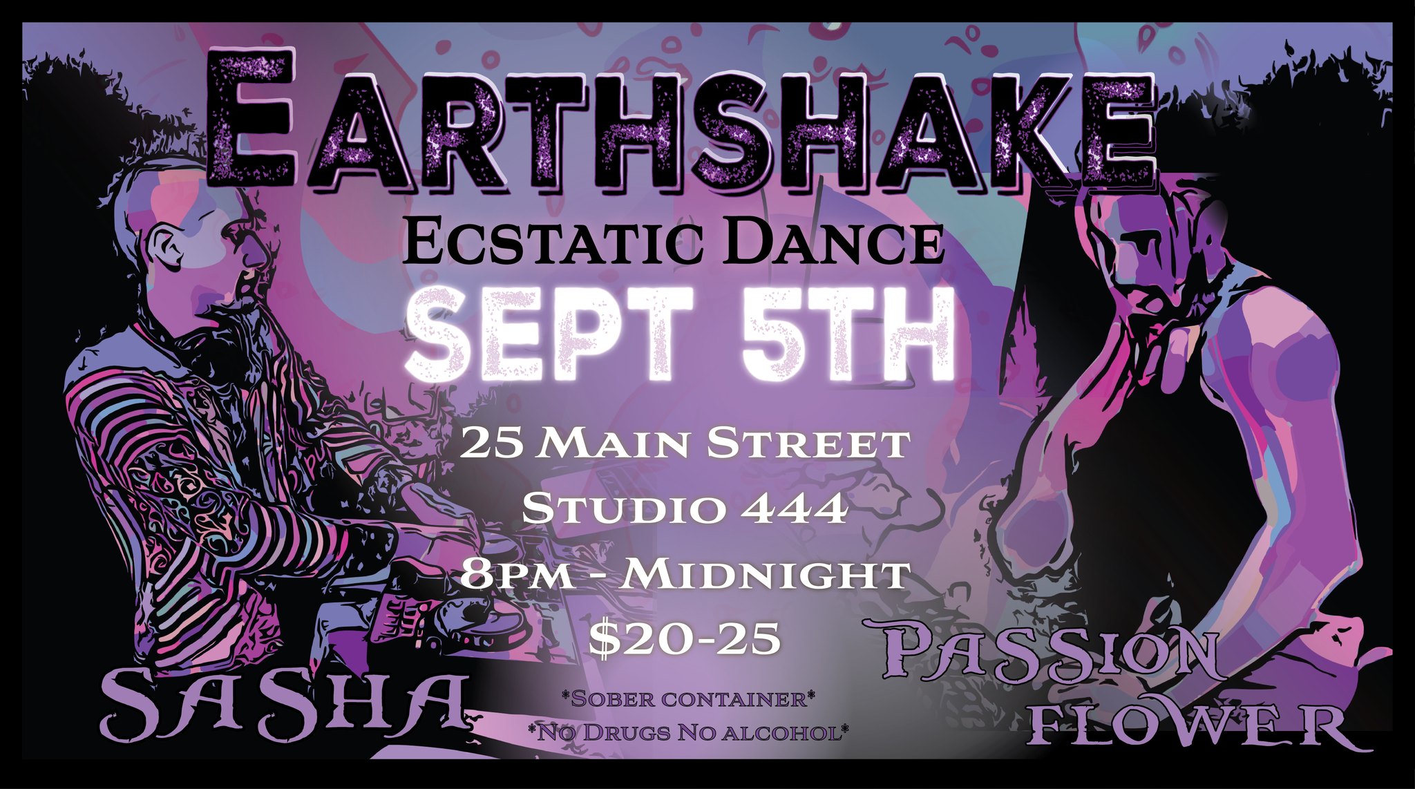 Earthshake Ecstatic Dance :: Featuring SASHA of Village Disco :: Sept 5th 2025
