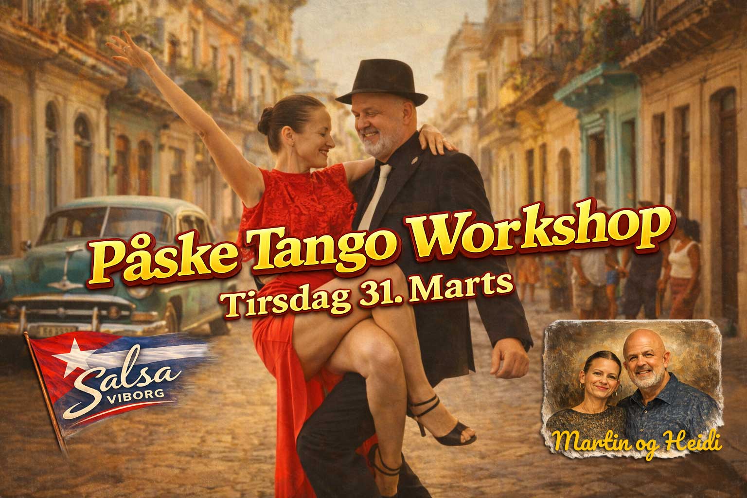 Pรฅske Tango Workshop i Pรฅskeugen (Uge 14)