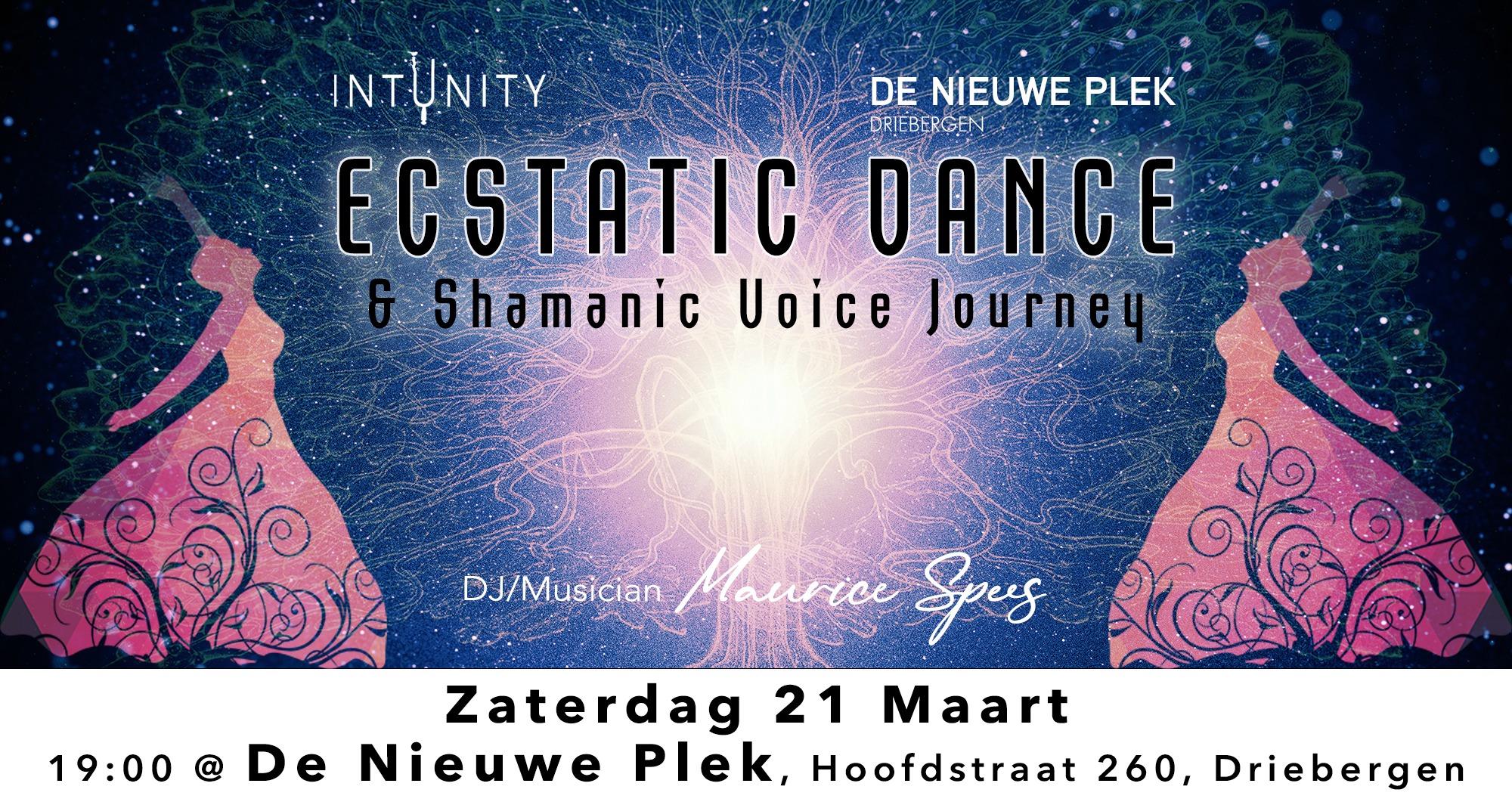 21 Maart - ECSTATIC DANCE - De Nieuwe Plek, Driebergen DJ Maurice Spees