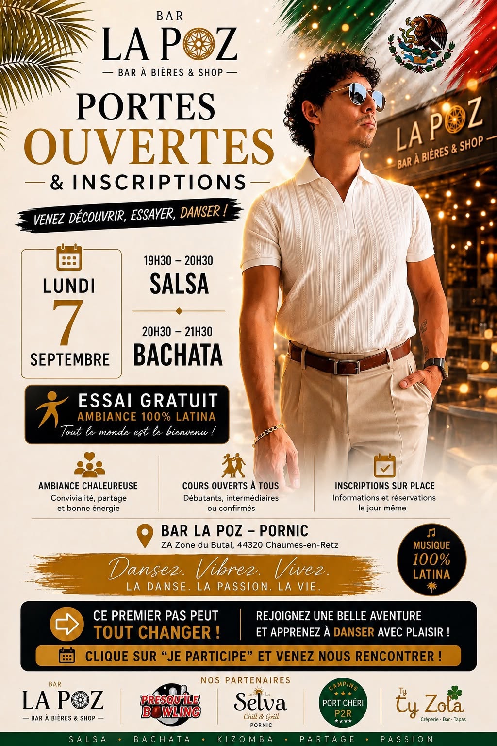 🎉 PORTES OUVERTES SALSA & BACHATA ESSAI GRATUIT