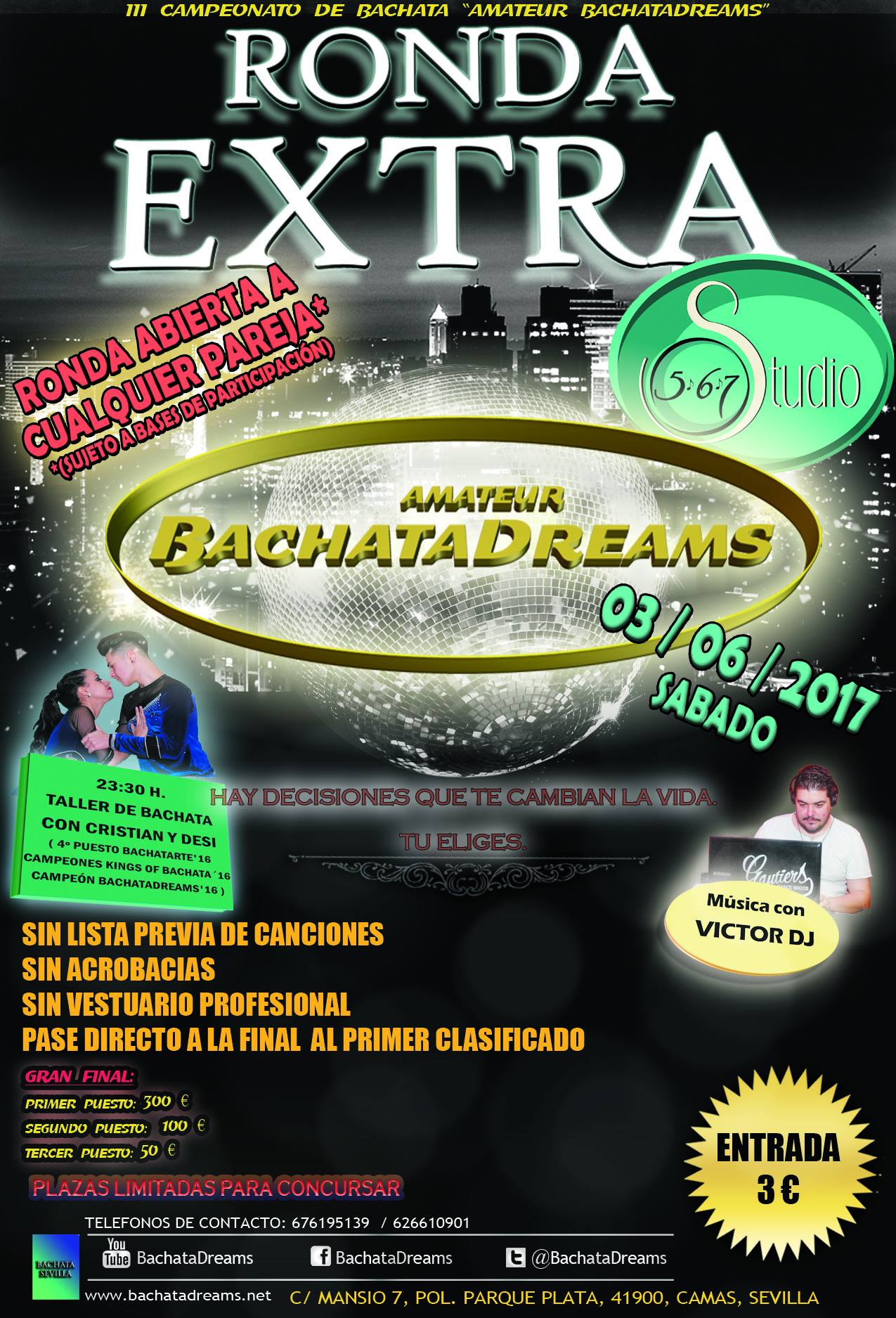 Ronda Extra BachataDreams - 03 06 17 en Studio 567