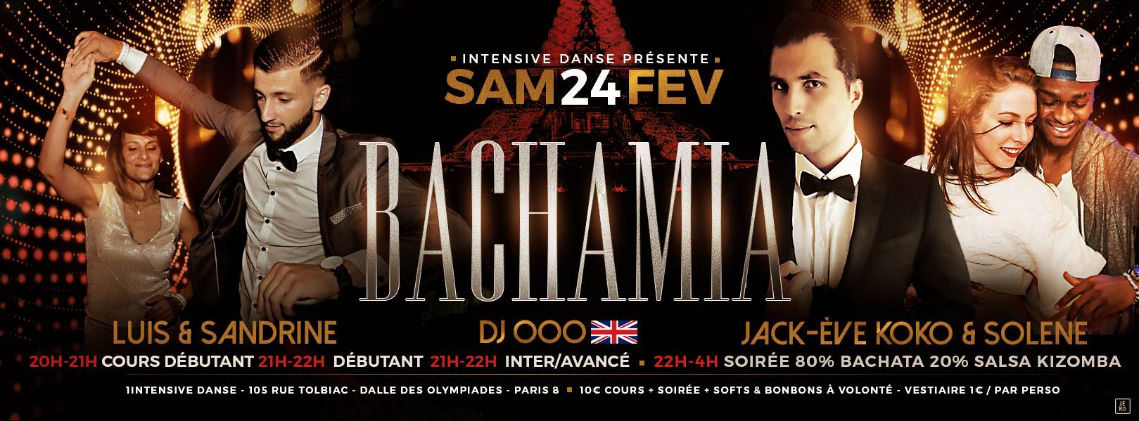 Bachamia avec Luis Duarte y Sandrine - Koko y Solene - Dj OOO