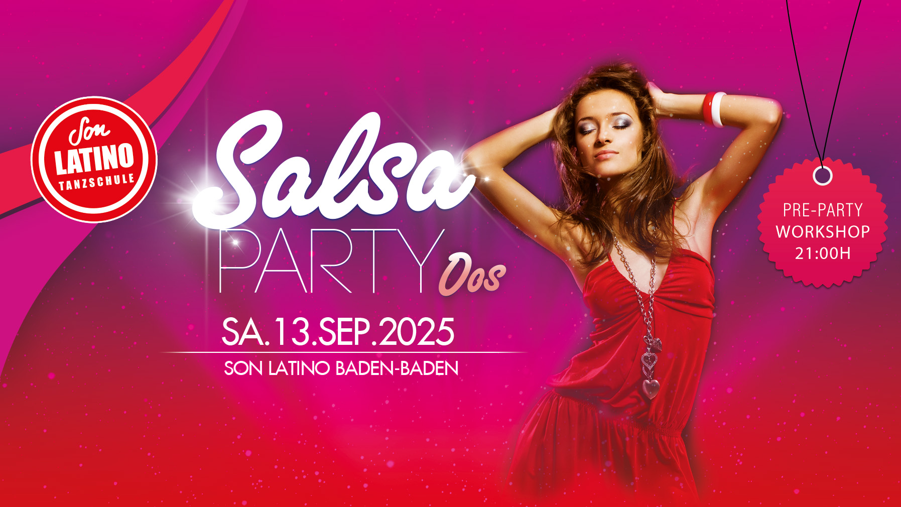 Salsa Oos ❃ Sa.13.SEP.2025 ❃ Die Salsa Party in Baden-Baden