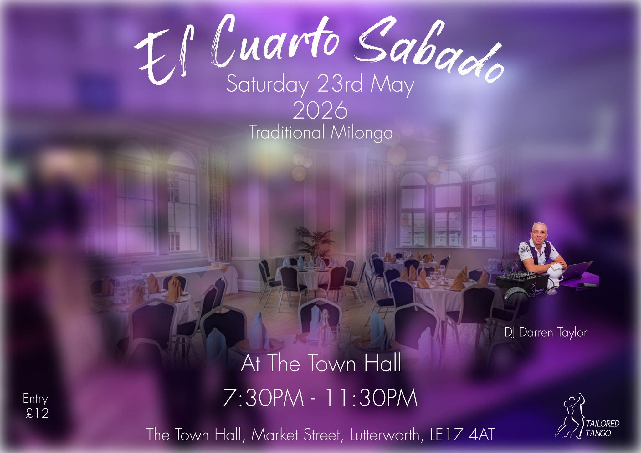 El Cuarto Sabado JULY 2026 at the Town Hall