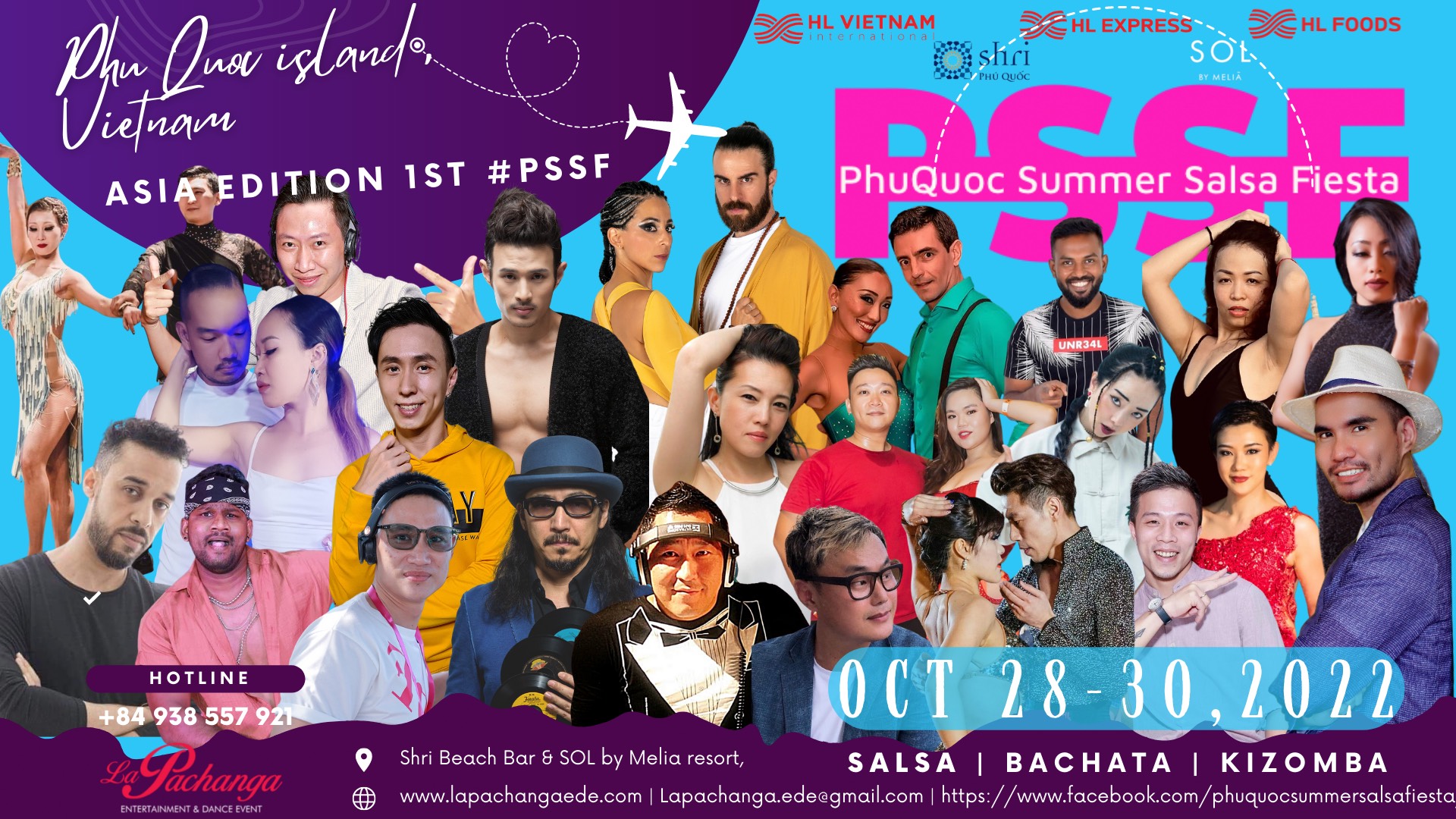 Phu Quoc Summer Salsa Fiesta Oct 28-30, 2022 #PSSF PHU QUOC ISLAND - VIETNAM 🇻🇳