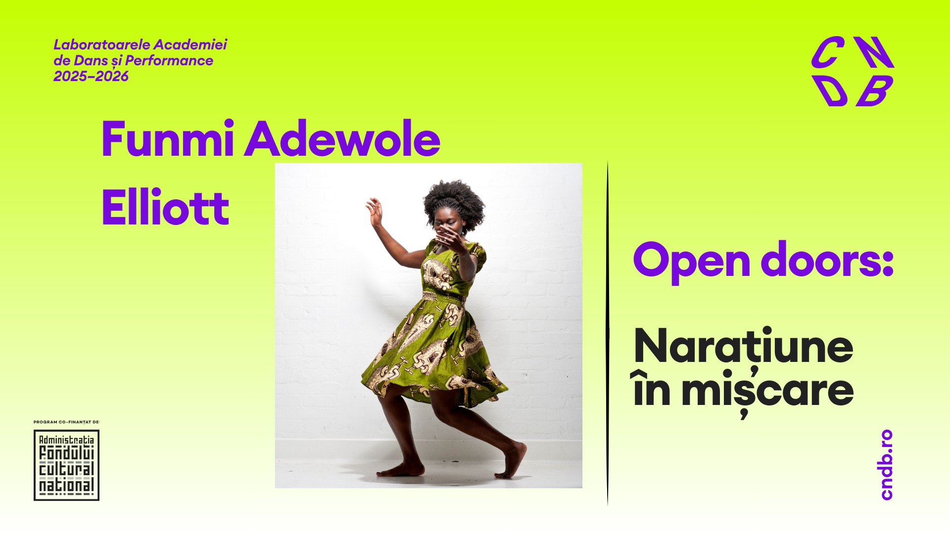 Open doors: Narațiune în mișcare Funmi Adewole Elliott