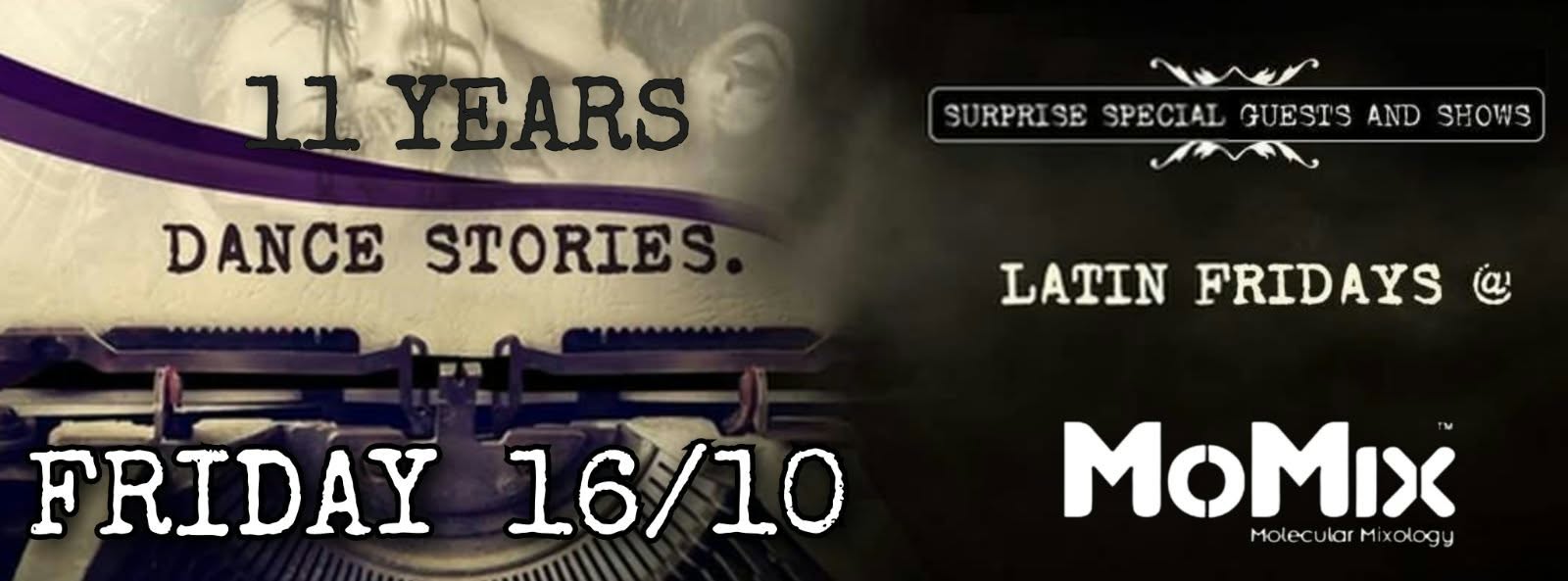 Dance Stories - Latin Fridays 16 10 at Momix Bar