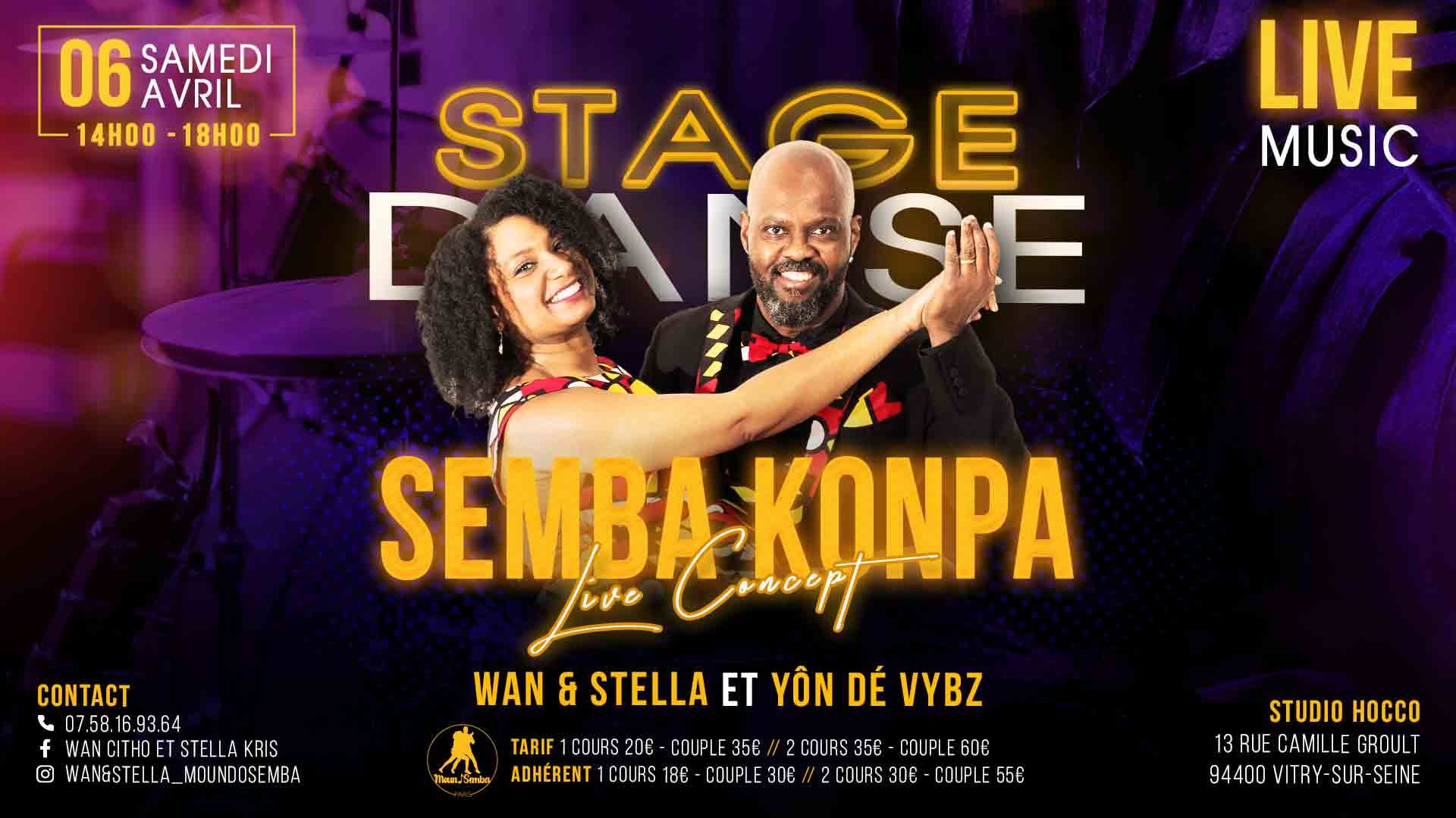 STAGE DANSE SEMBA KONPA LIVE CONCEPT II
