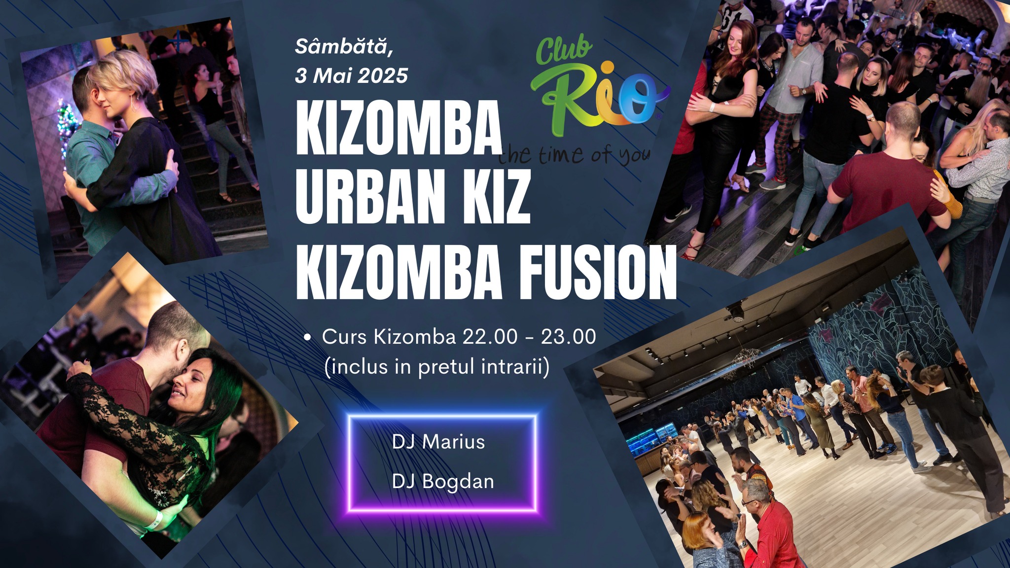 Kizomba Saturday Night @ Rio Club (3 Mai 2025)