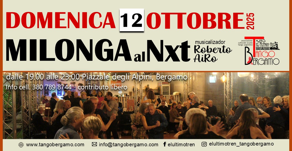 La Milonga del Tren! musicaliza Roberto AIRO!