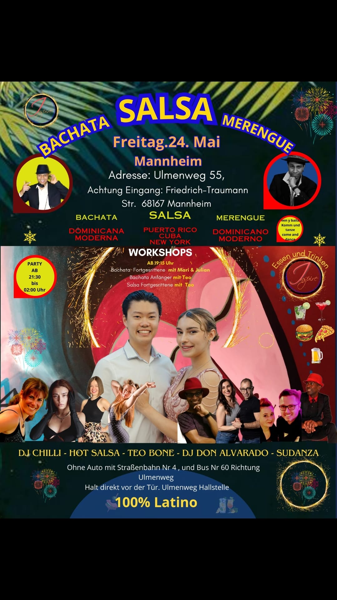 SALSA BACHATA MERENGUE PARTY MANNHEIM