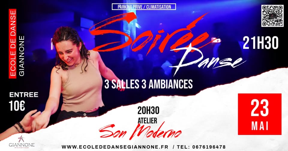 SOIREE 3 SALLES 3 AMBIANCES Giannone école de danse