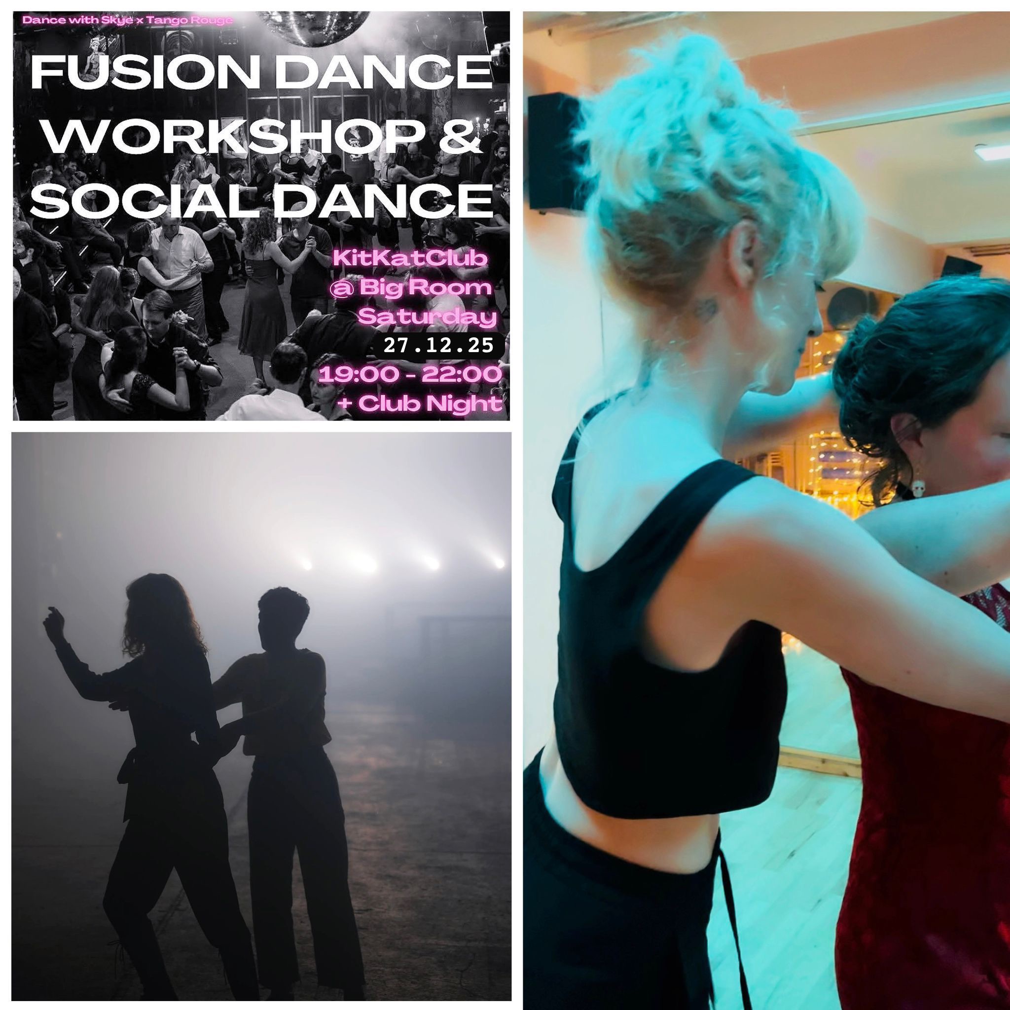 Kinky Fusion Dance Workshop and Social Dance @ KitKat Club