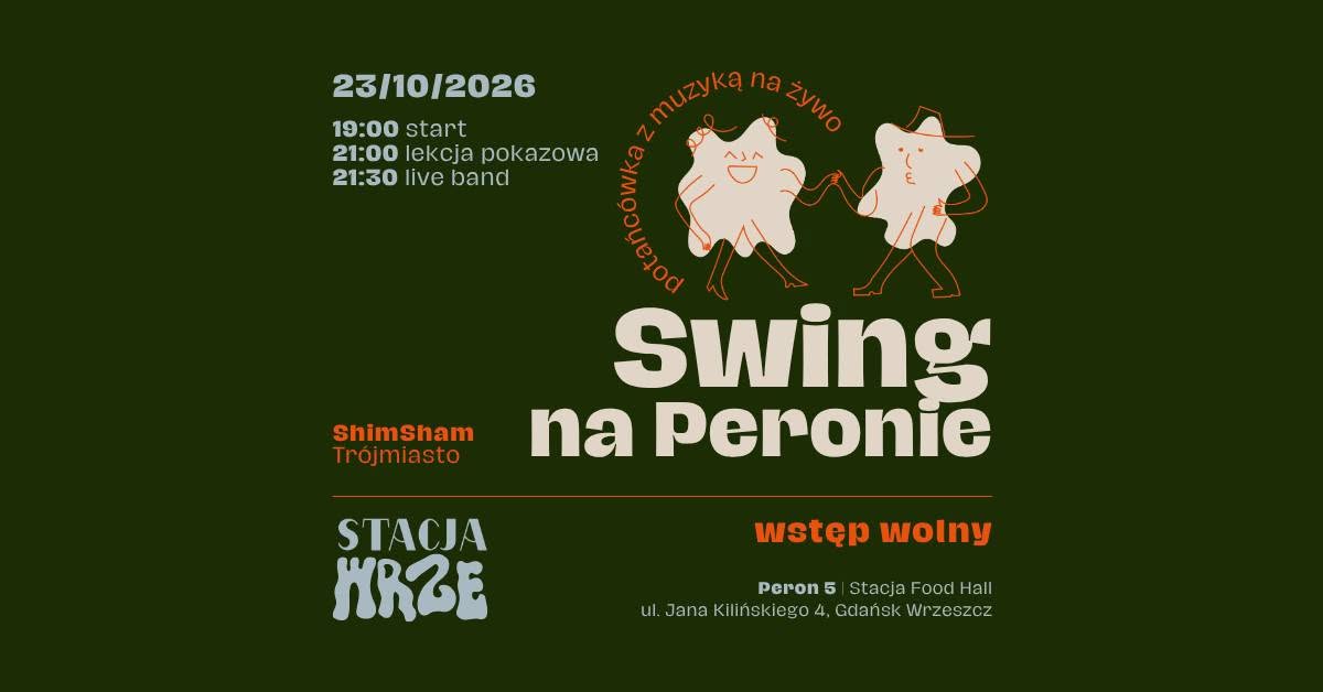 Swing na Peronie potańcówka z muzyką na żywo
