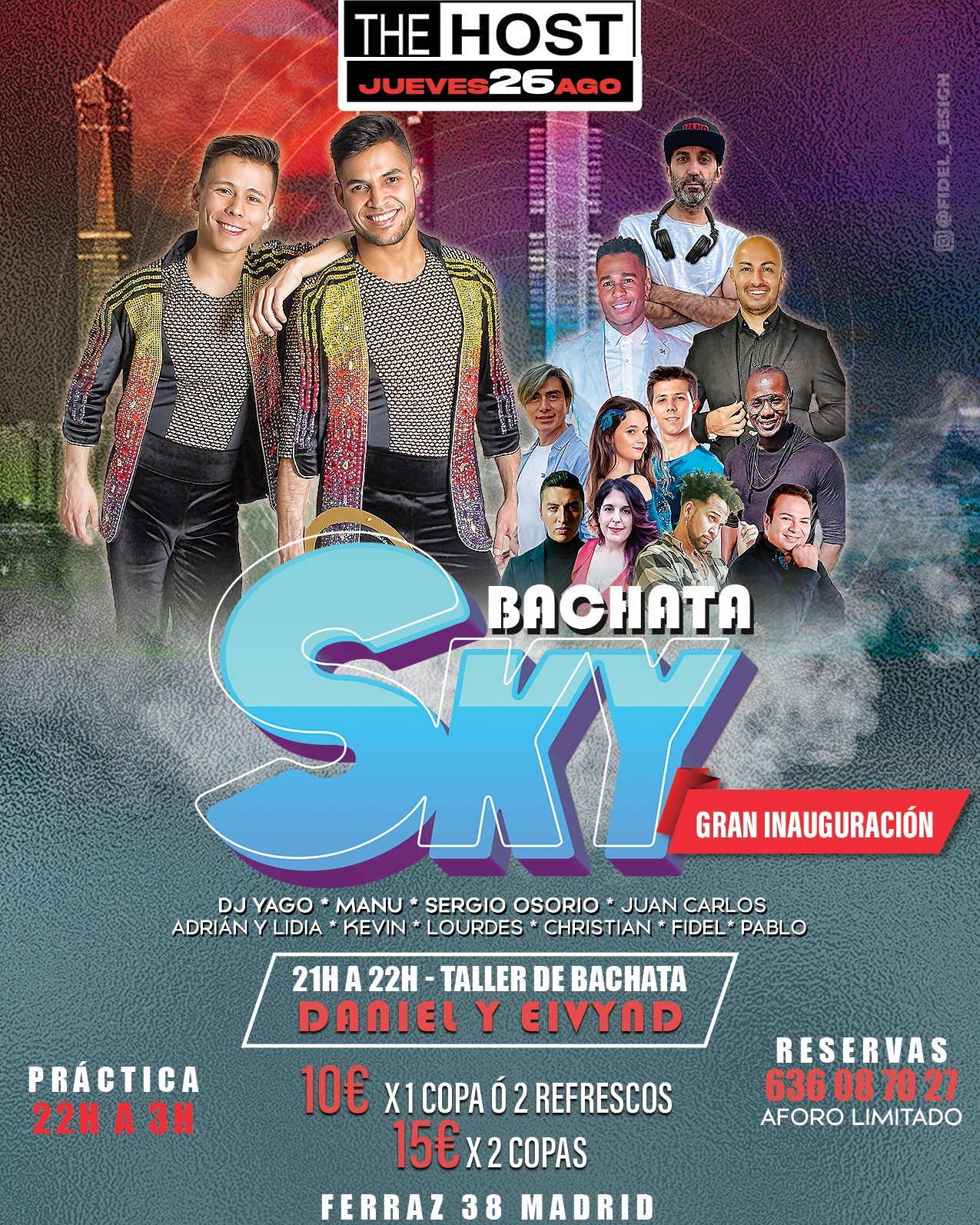 GRAN INAUGURACIÓN DE LA SESIÓN SKY EN HOST - BACHATA PARTY