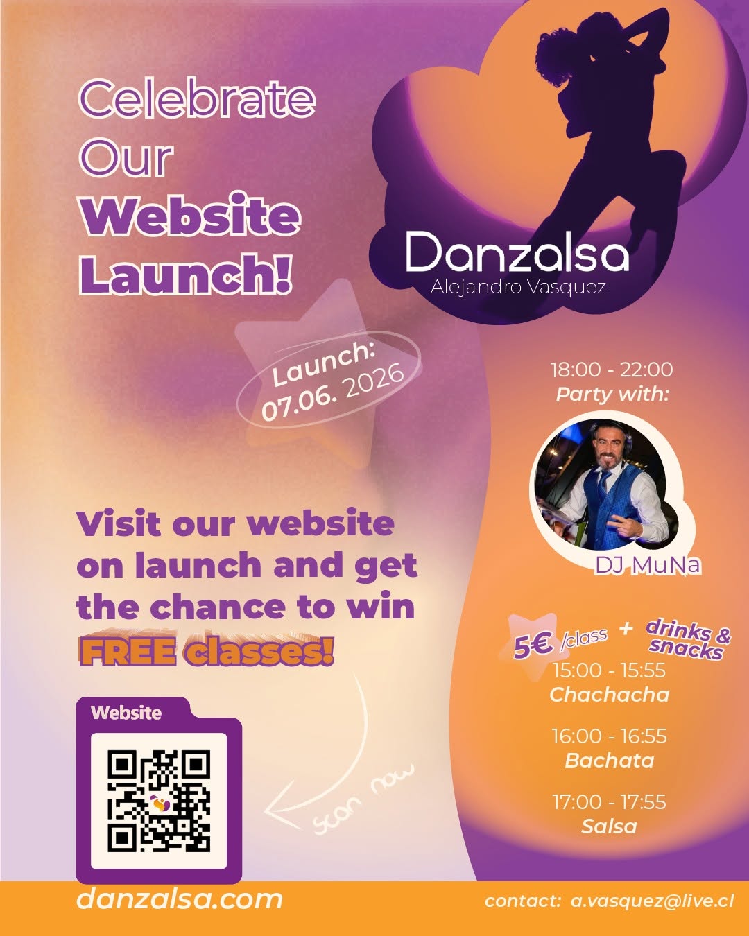 DANZALSA WEBSITE LAUNCH PARTY
