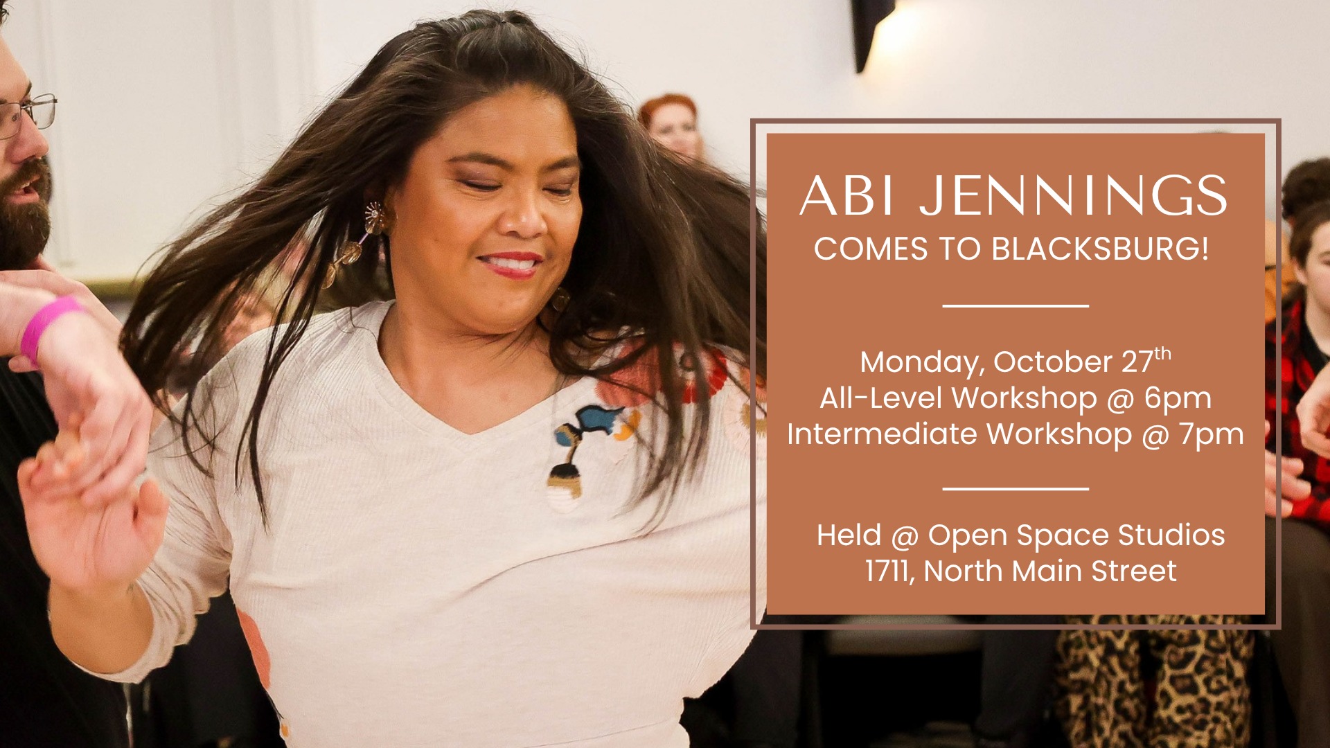 Abi Jennings Comes to Blacksburg!
