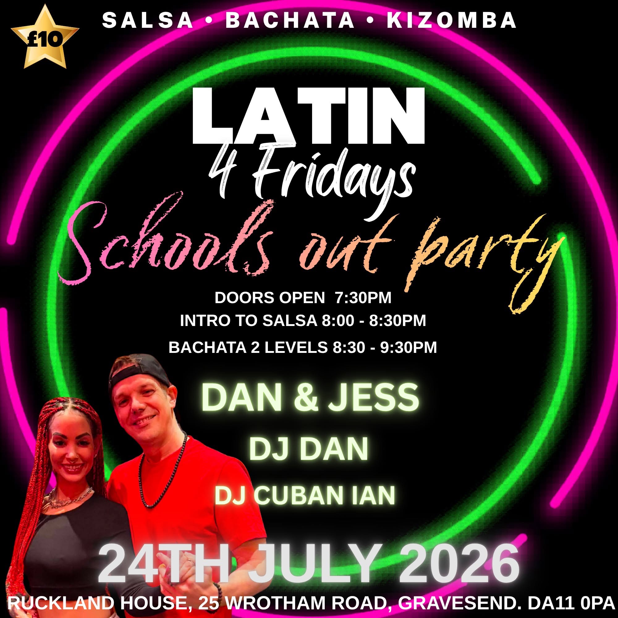 💚LATIN4Fridays Schools out party🩷