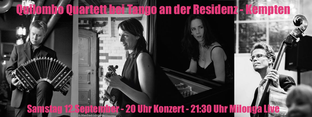Konzert und Milonga mit Live Musik an der Residenz!