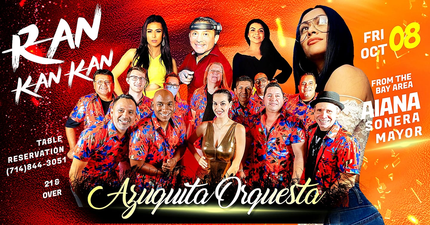 RanKanKan OCTOBER From Bay Area AIANA RIVERA with AZUQUITA ORQUESTA
