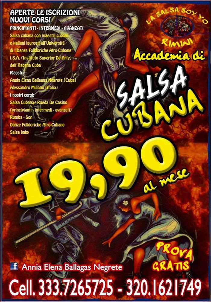 CORSI ACCADEMIA LA SALSA SOY YO RIMINI