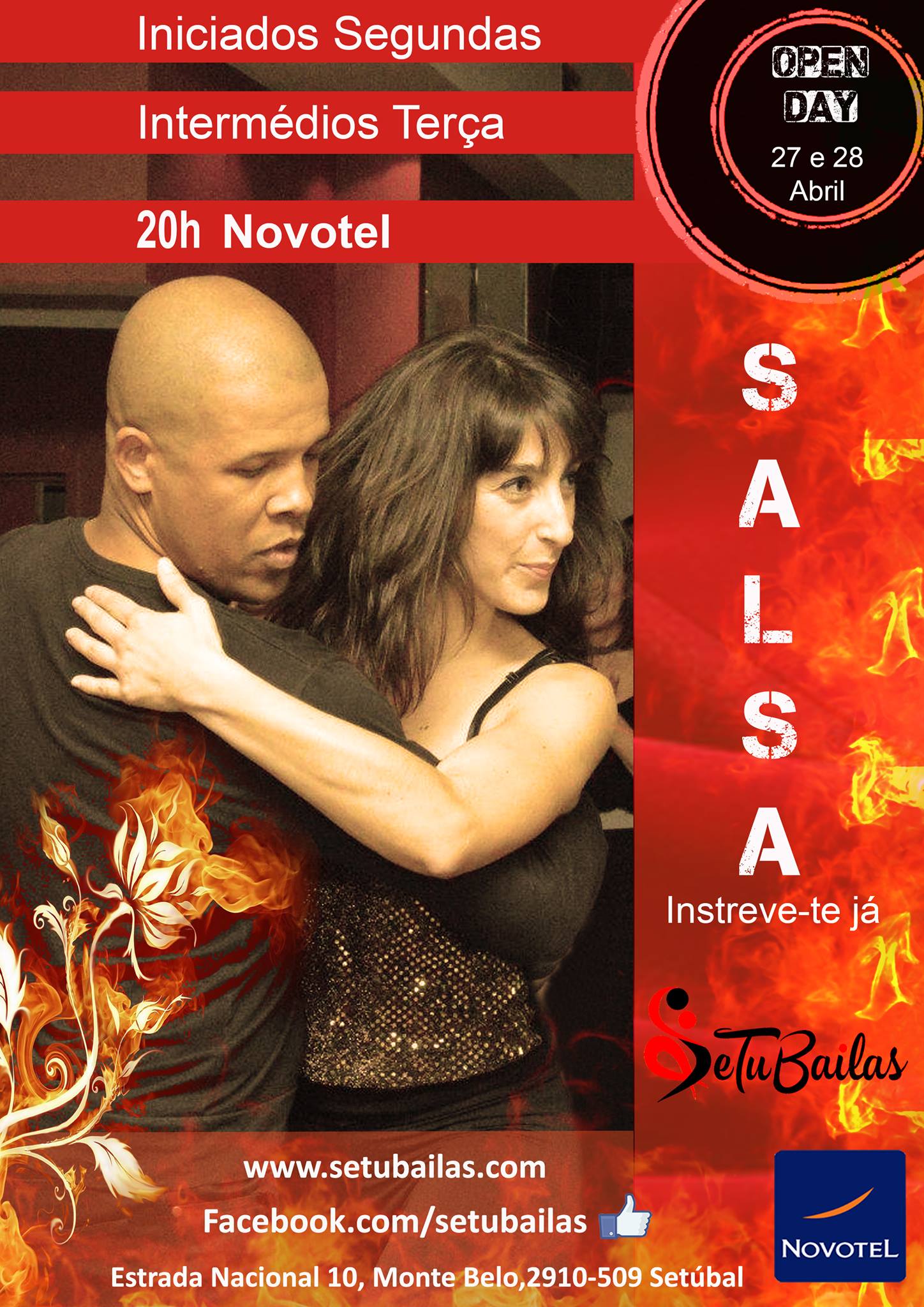 Salsa Novas Turmas Iniciados e Intermédios