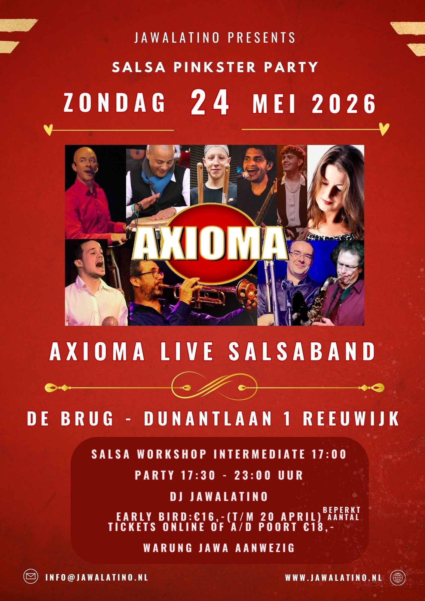 Live Band Axioma Salsa Pinkster Party