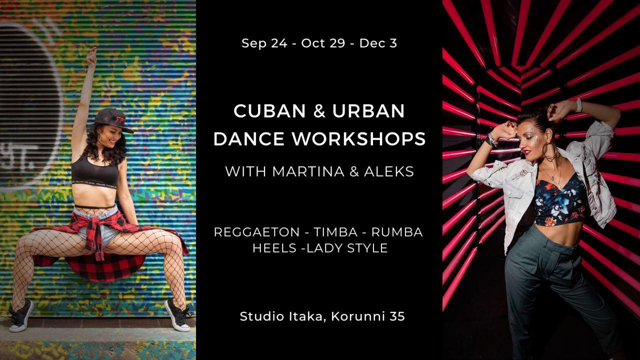 CUBAN & URBAN DANCE WORKSHOPS with Martina & Aleks
