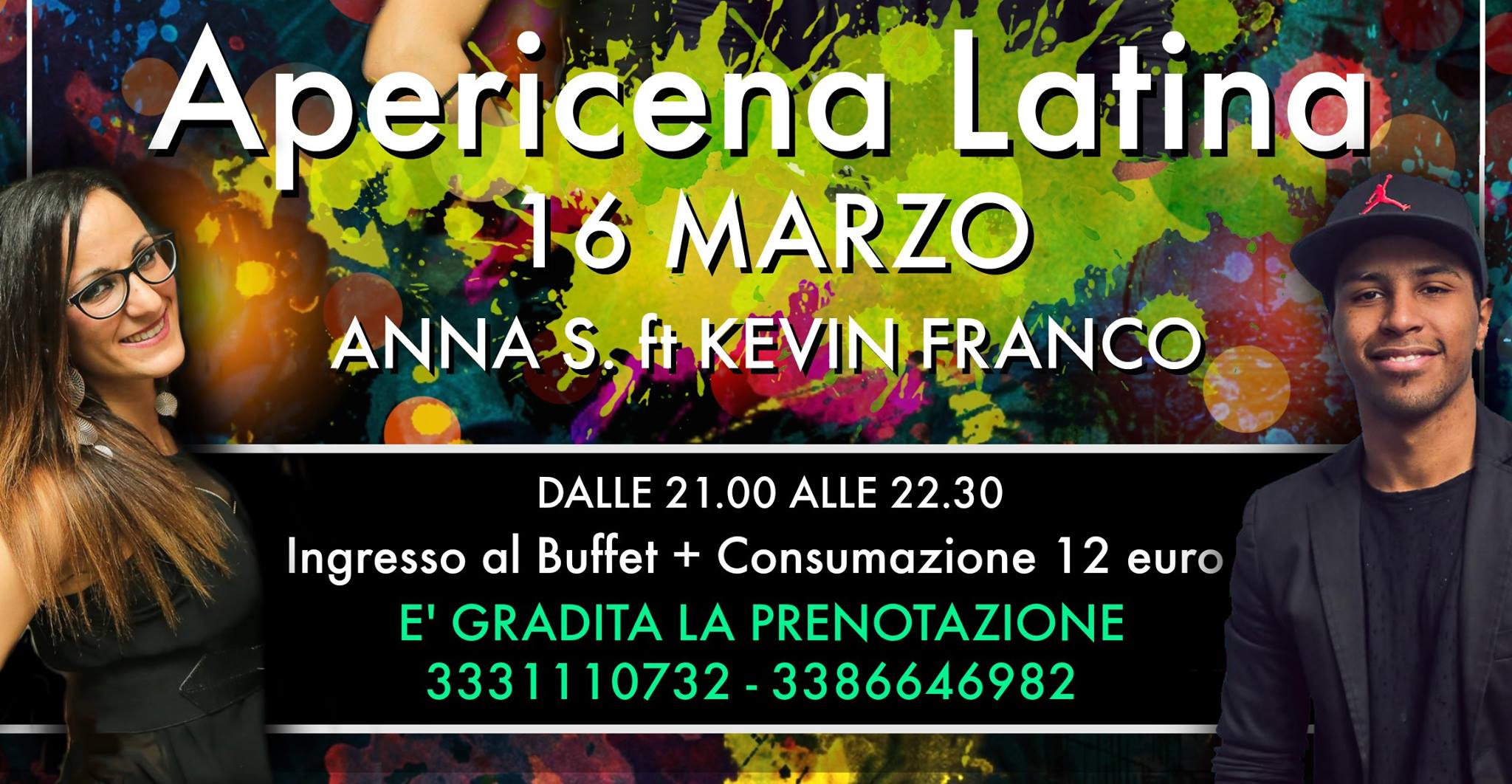 Apericena Latina del Venerdi . Powered By ANNA S. & KEVIN Franco