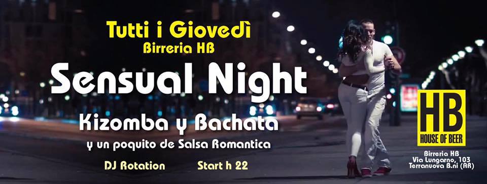 Sensual Night ::: Kizomba y Bachata ::: Un Giovedì Romantico