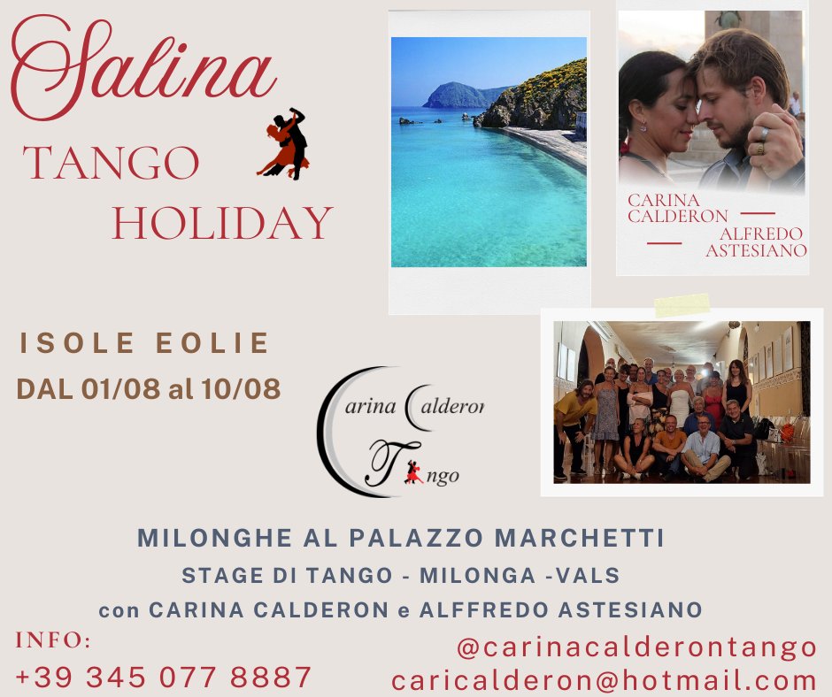 Vacanza Tango Isola Salina Sicilia 01 08 al 10 08